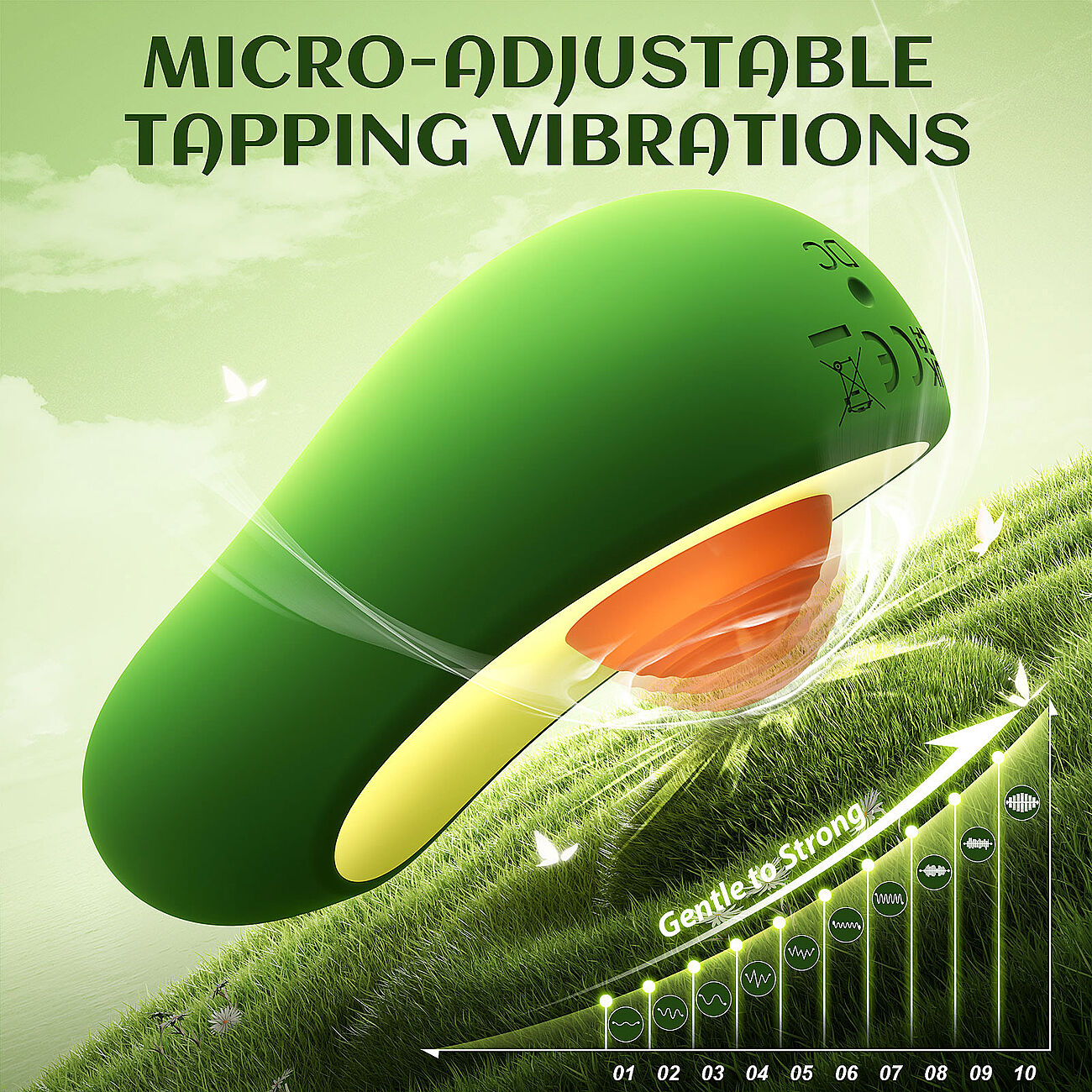 SOHIMI Avocado - Klitoriskiihotin vrinill