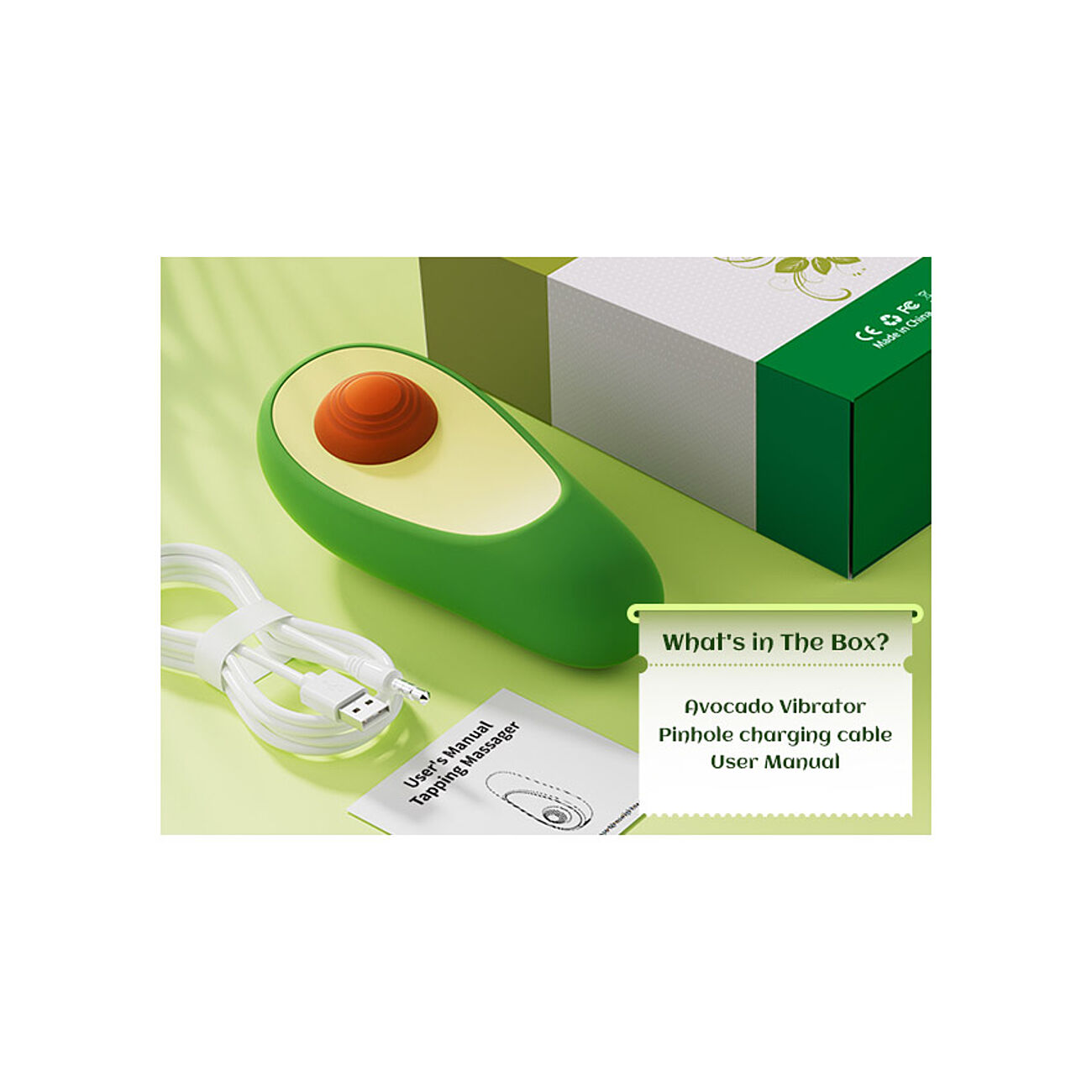 SOHIMI Avocado - Klitoriskiihotin vrinill