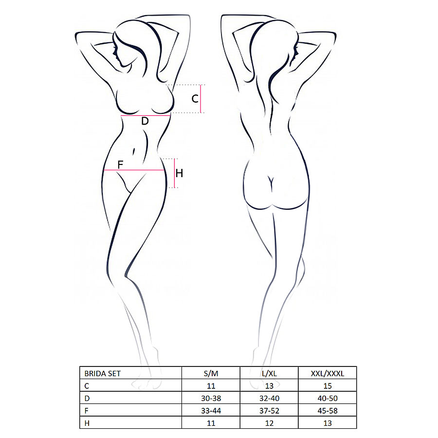 Passion - Brida sukkanauhaliivisetti, red