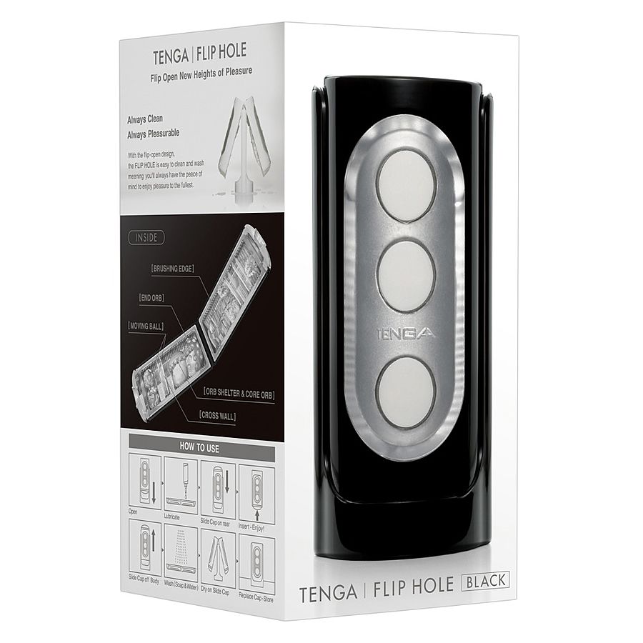 Tenga Flip Hole Black - Masturbaattori 