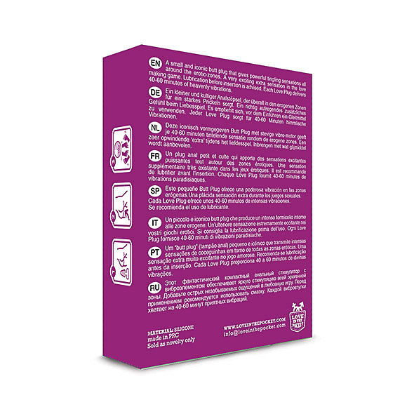 Love in the Pocket Love Plug - Anustappi
