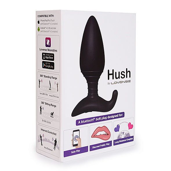Lovense - Hush Butt Plug, Medium