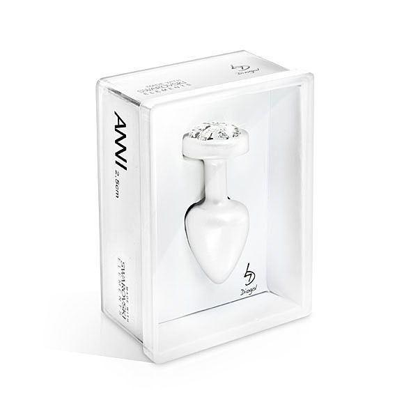 Diogol - Anni Clover White - anustappi, 2,5 cm