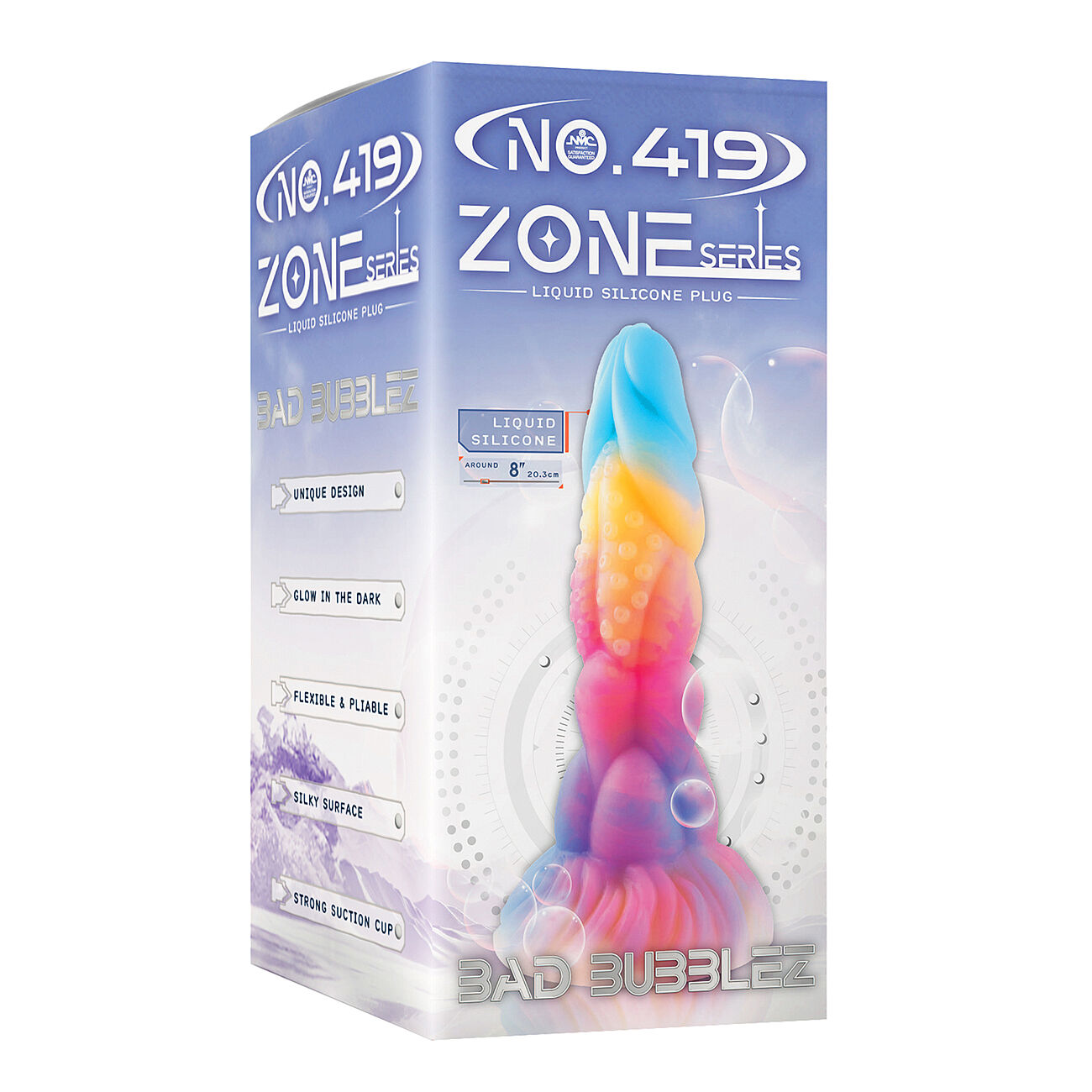 Bad Bubblez - Pimess hohtava Moonglow anaalitappi, 8