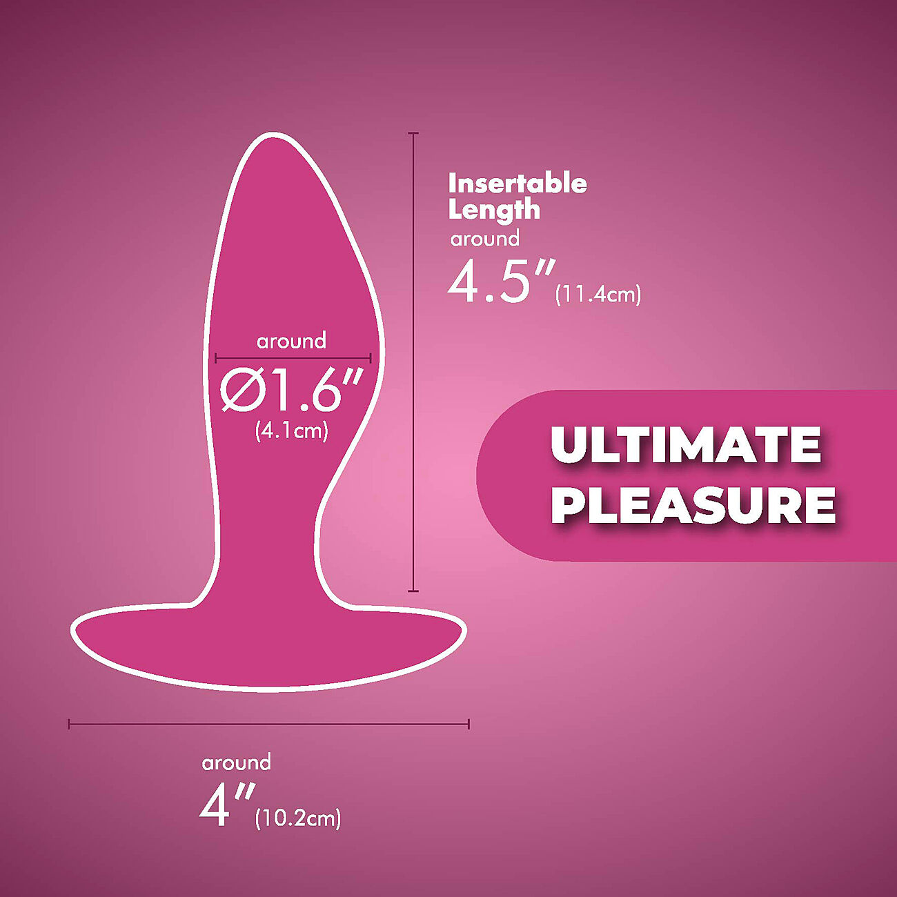 G - Stuck - Silikonianaalitappi, suippo