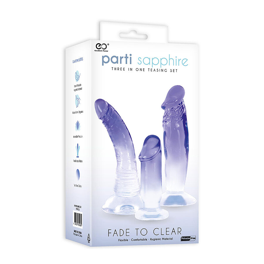 Lila Parti Sapphire - Tekopenikset, 3 kpl