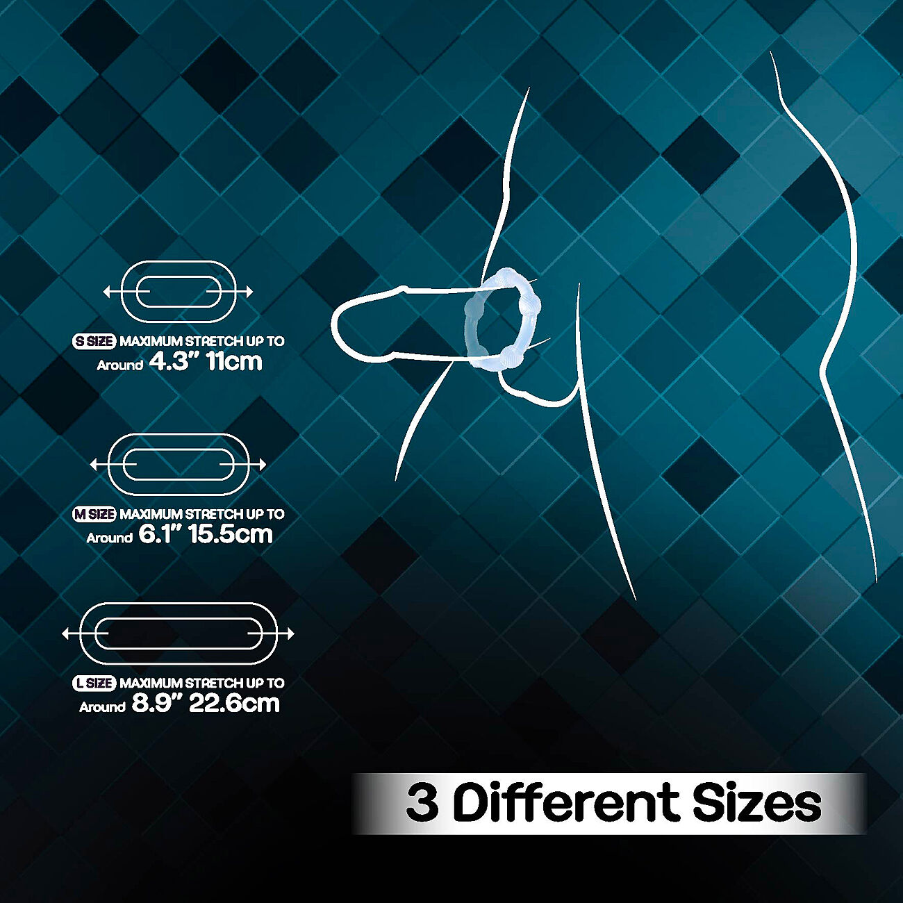 Lasting Love Ring - Penisrengassetti, 3 kpl