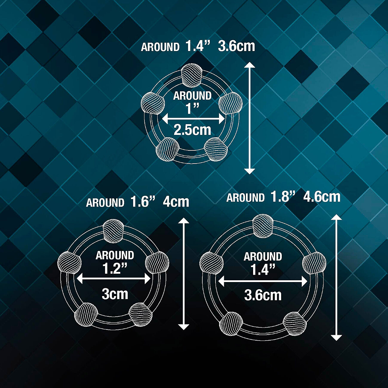 Lasting Love Ring - Penisrengassetti, 3 kpl