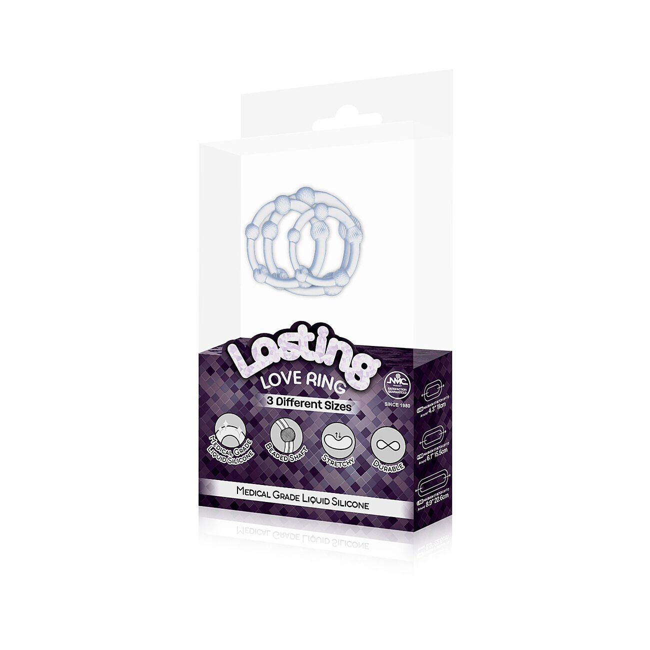 Lasting Love Ring - Penisrengassetti, 3 kpl