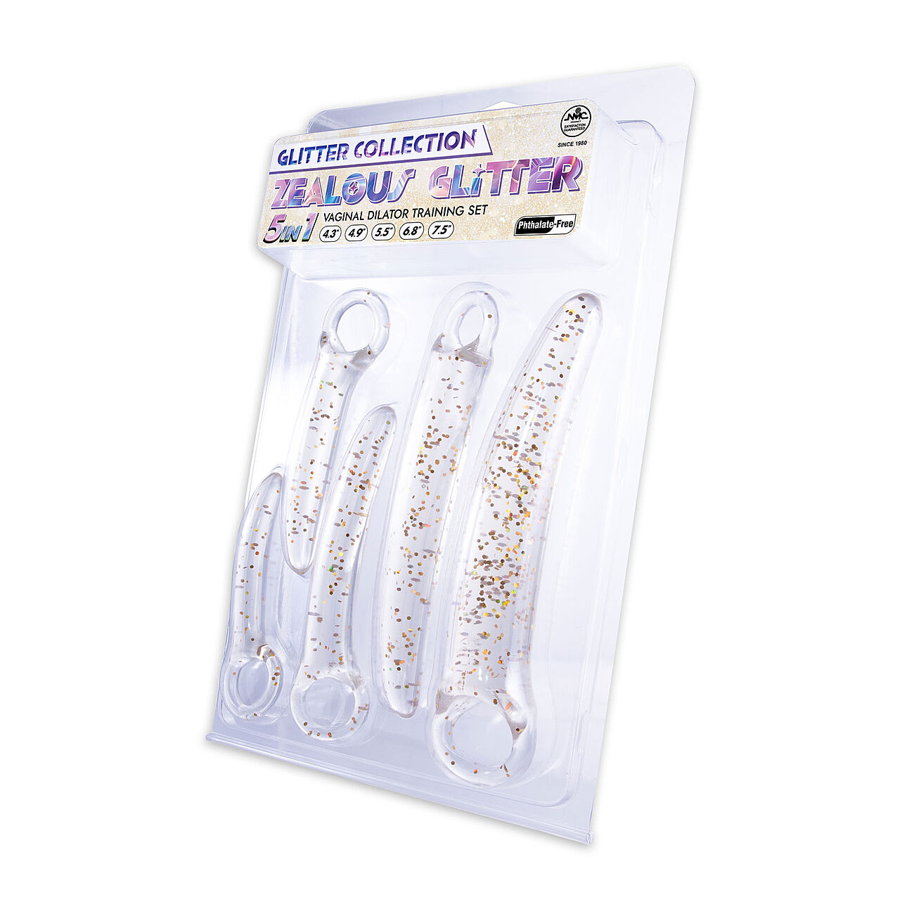 Nanma Glitter Collection - Dilataattorisetti, 5 kpl