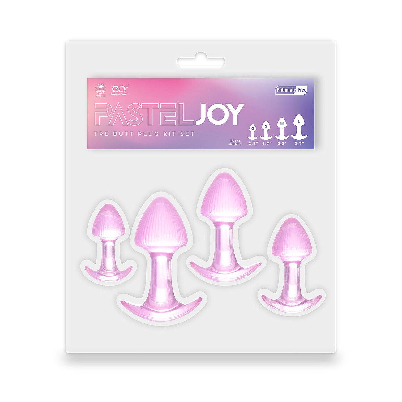 Pastel Joy - Anaalitappisetti, pinkki