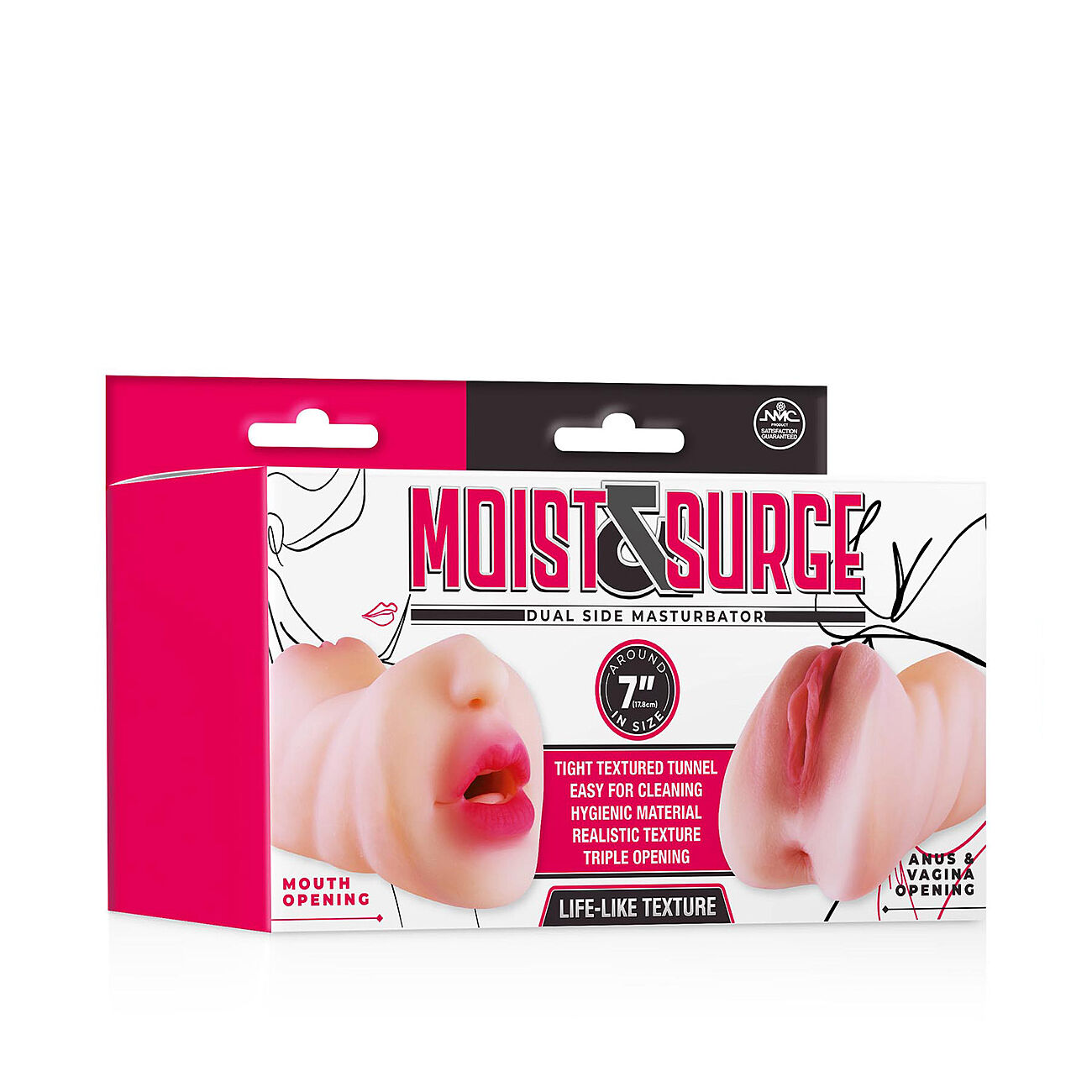 Moist & Surge - Kaksipinen masturbaattori