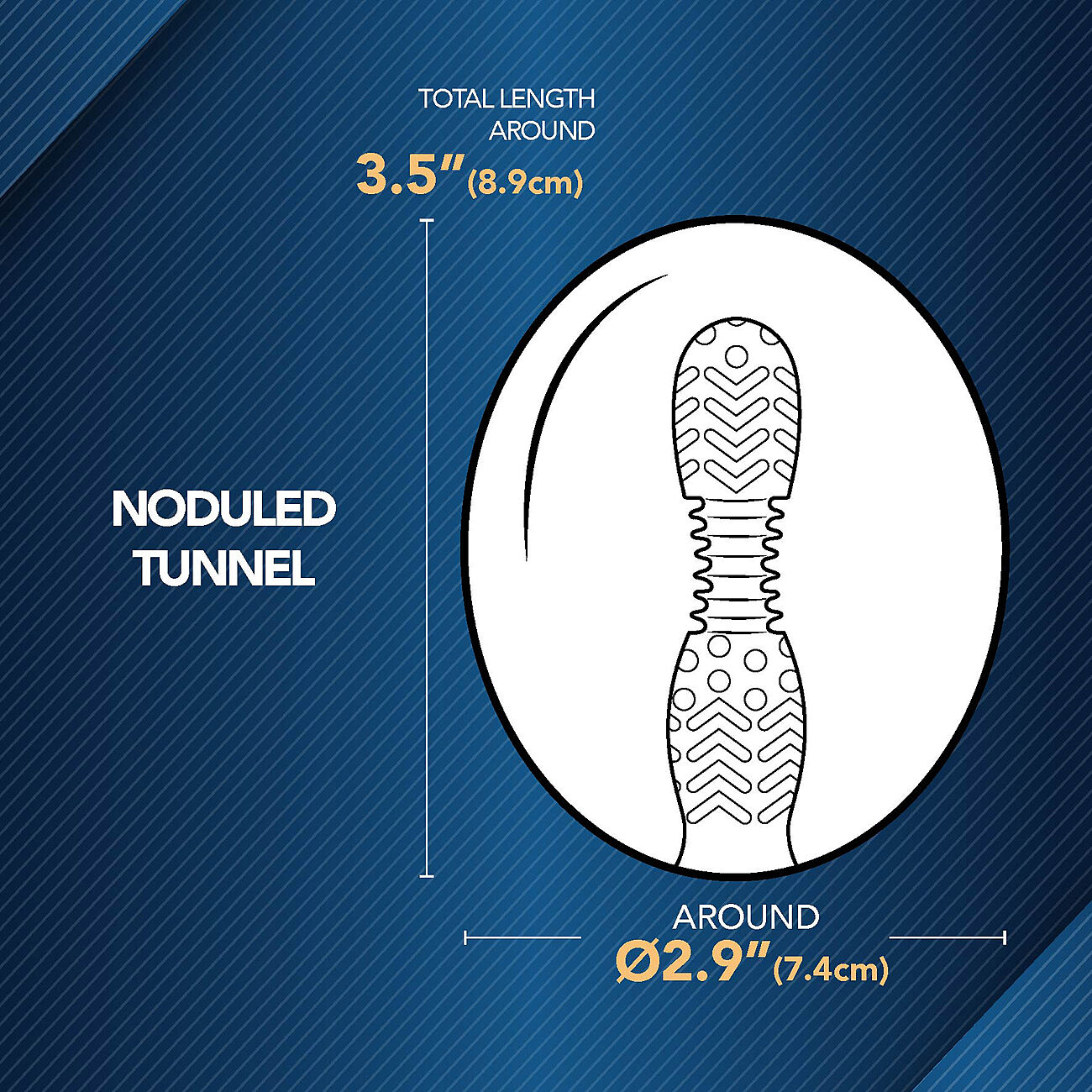 CUM ON - Jelly masturbaattori, musta