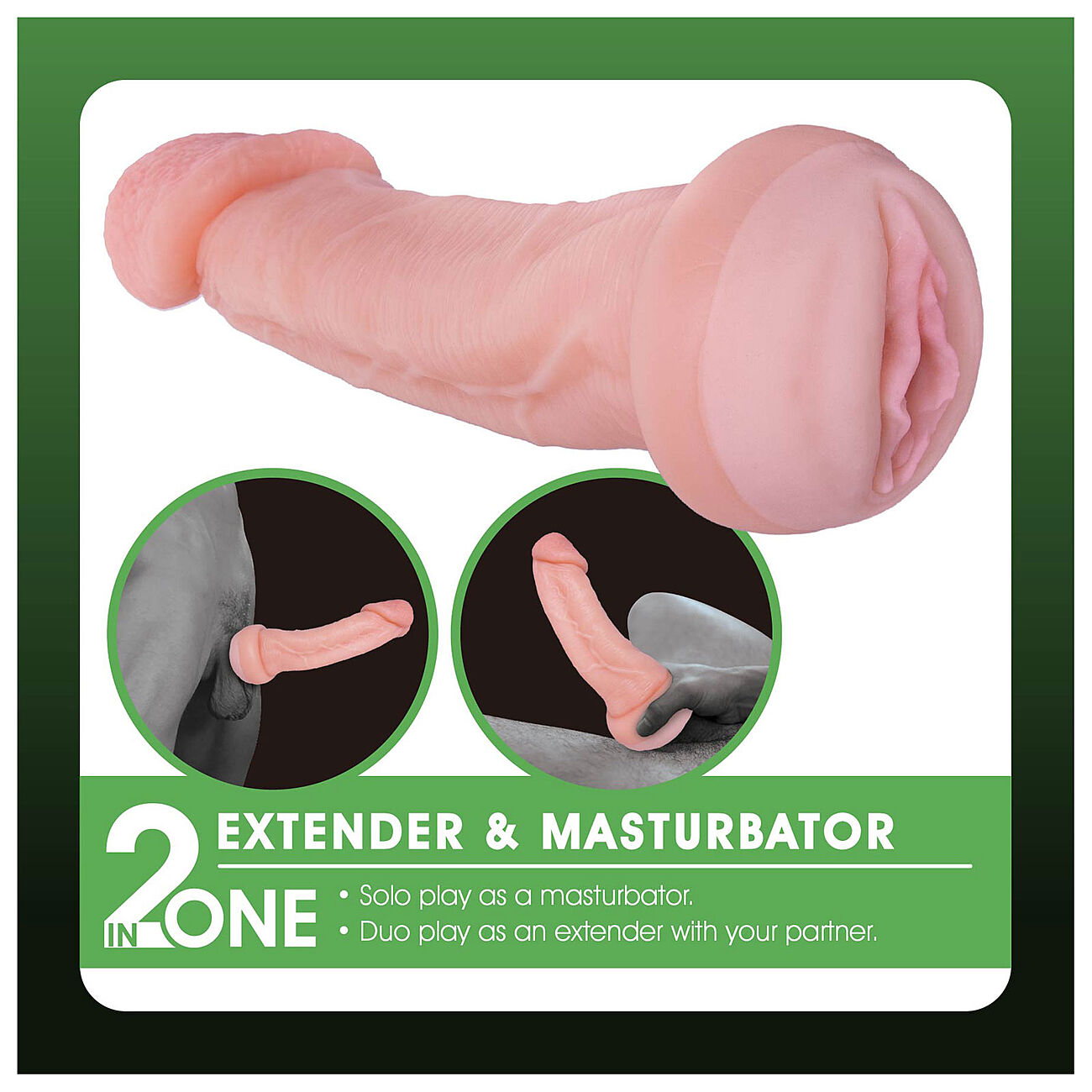 Extendor - Penisjatko ja vagina 8,5