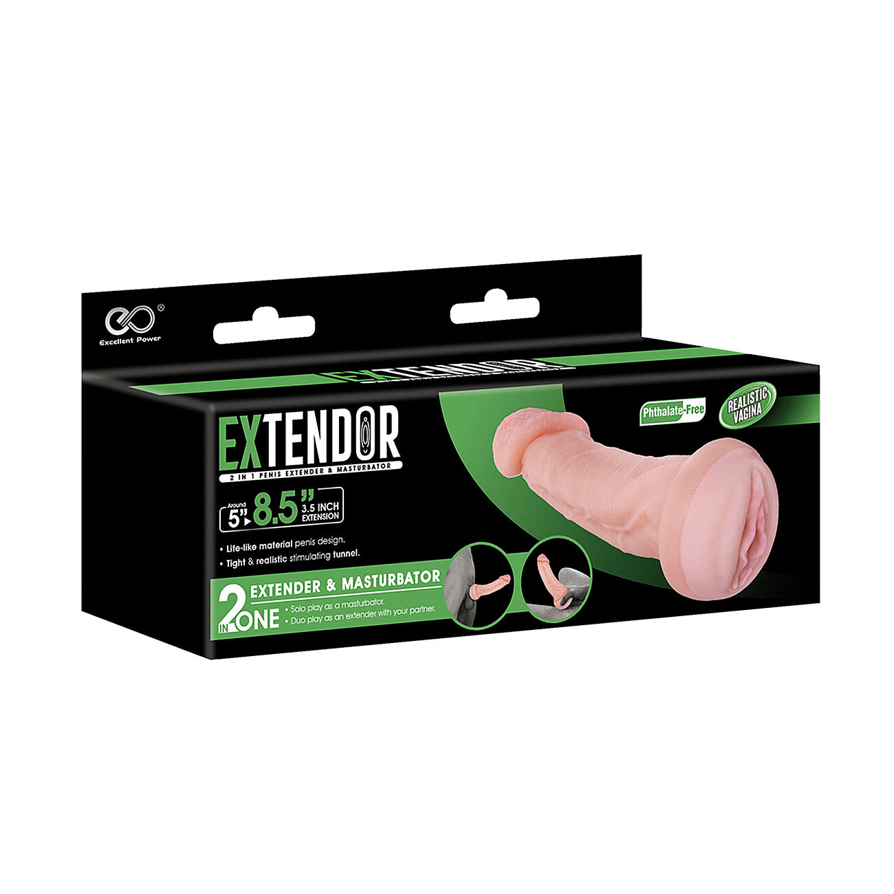 Extendor - Penisjatko ja vagina 8,5