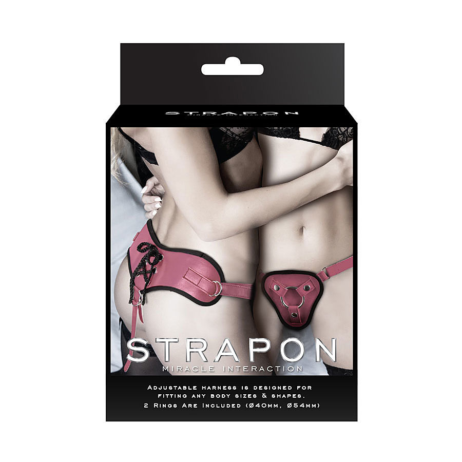 Pink Strapon Harness