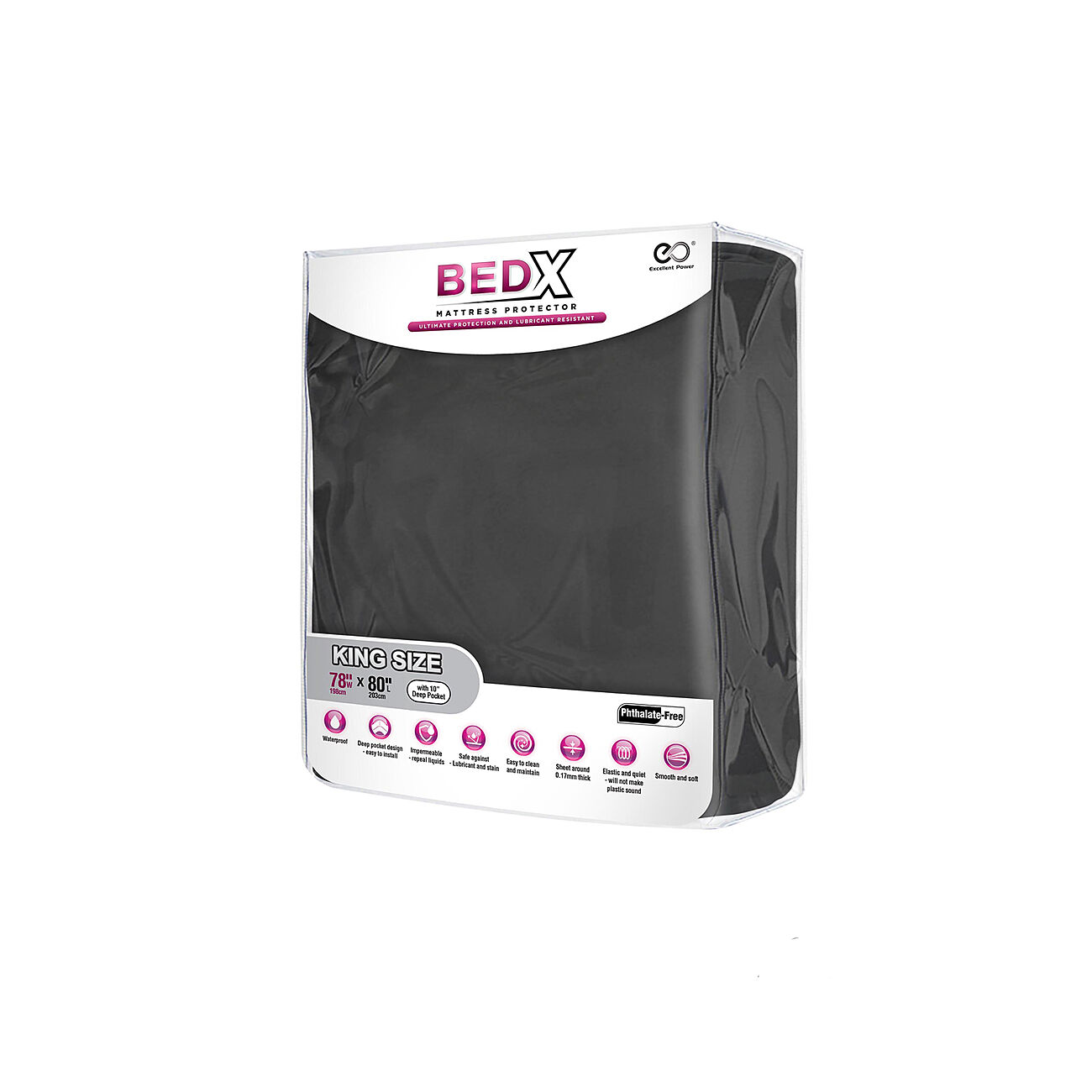 BedX - Muotoonommeltu PVC-lakana