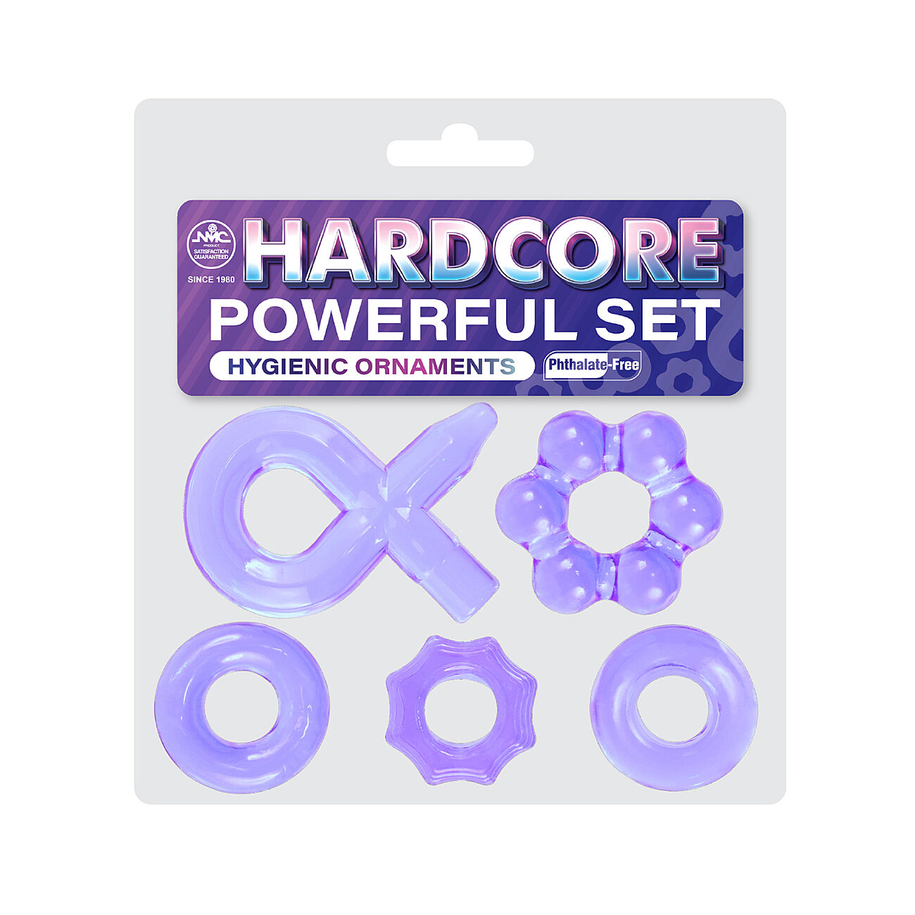 Powerfull Set - Penisrengassetti, lila