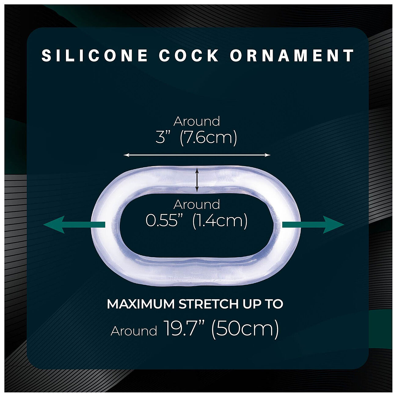 Nanma The Mightier - Silikoninen penisrengas, sile�