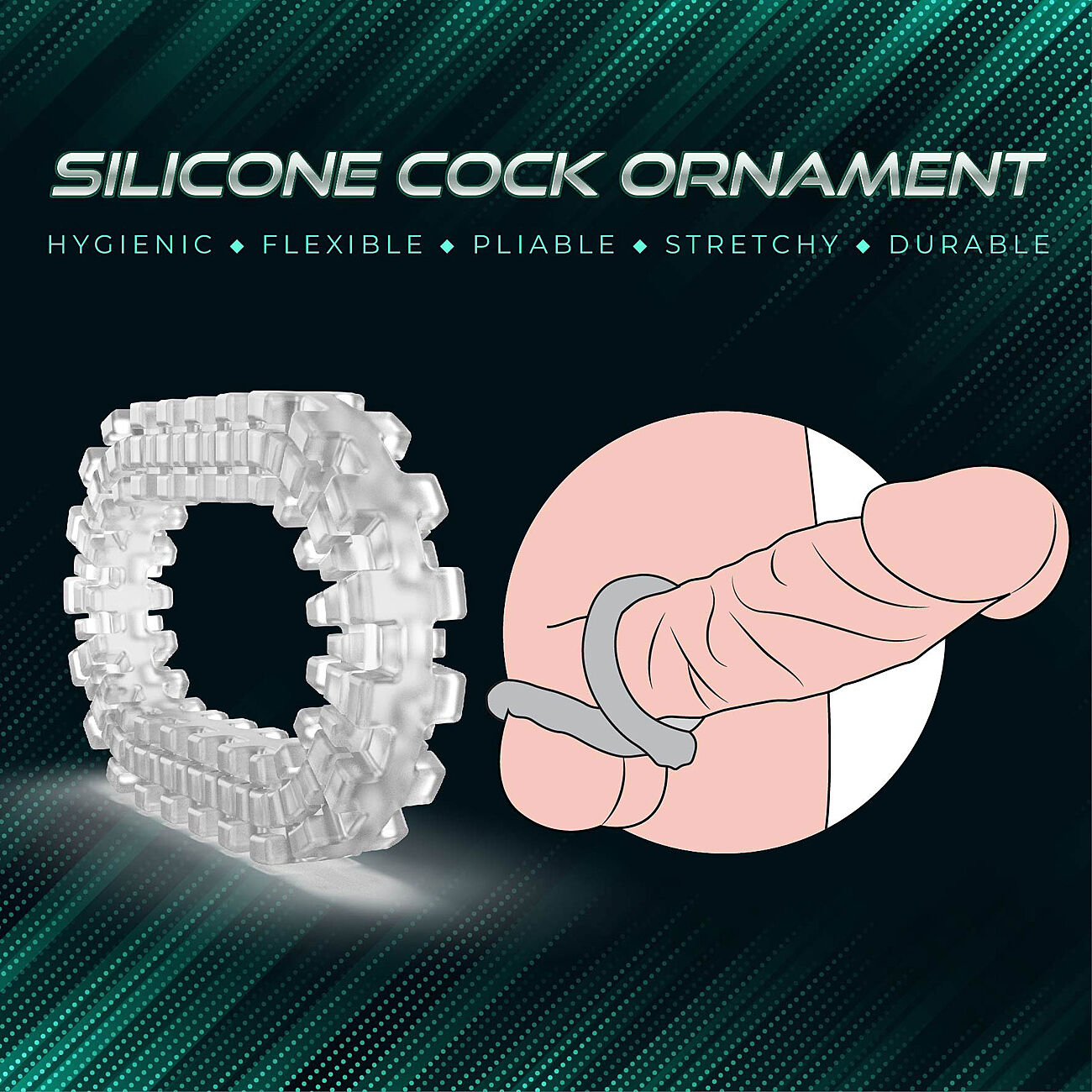 The Mightier - Silikoninen penisrengas