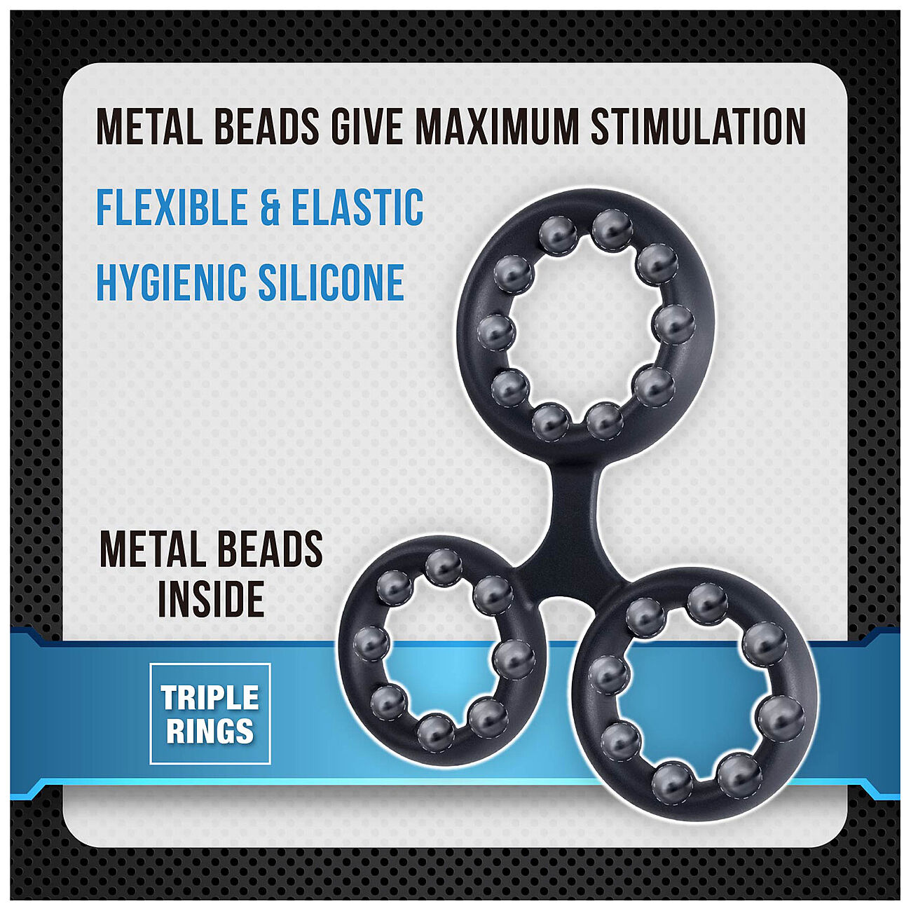 Nanma Maximun Metal - Peniskivesrengas metallikuulilla