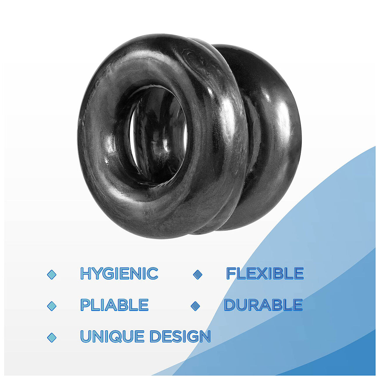 Nanma Power Sealed - 3-kierteinen penisrengas