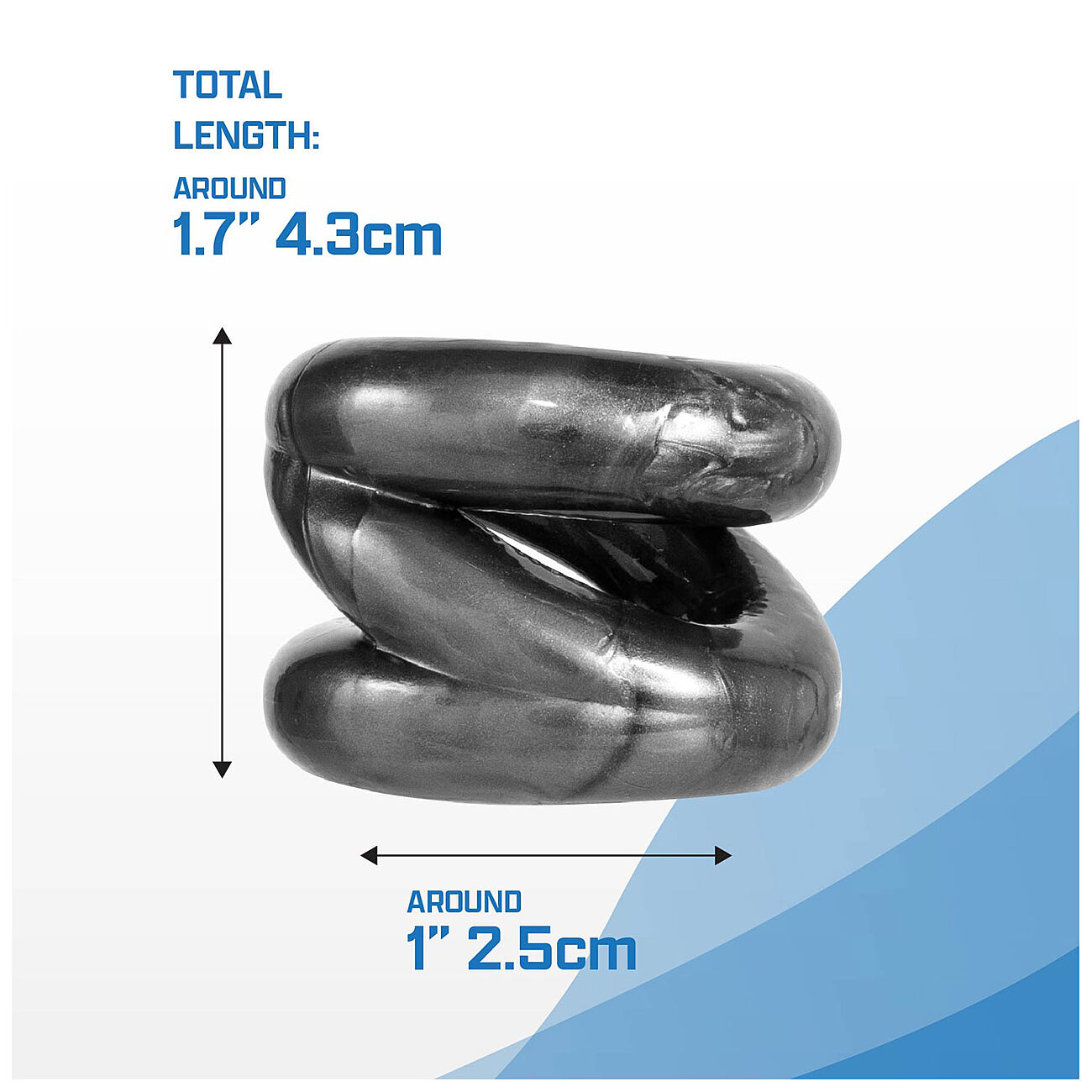 Nanma Power Sealed - 3-kierteinen penisrengas