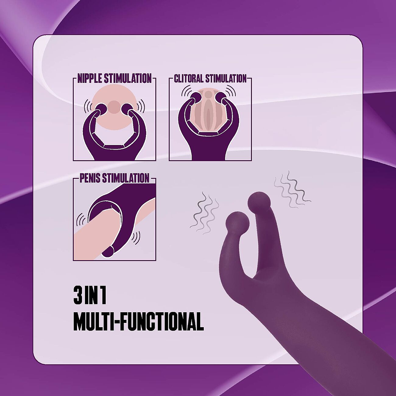 Dark Falls - 3 in 1-vibraattori