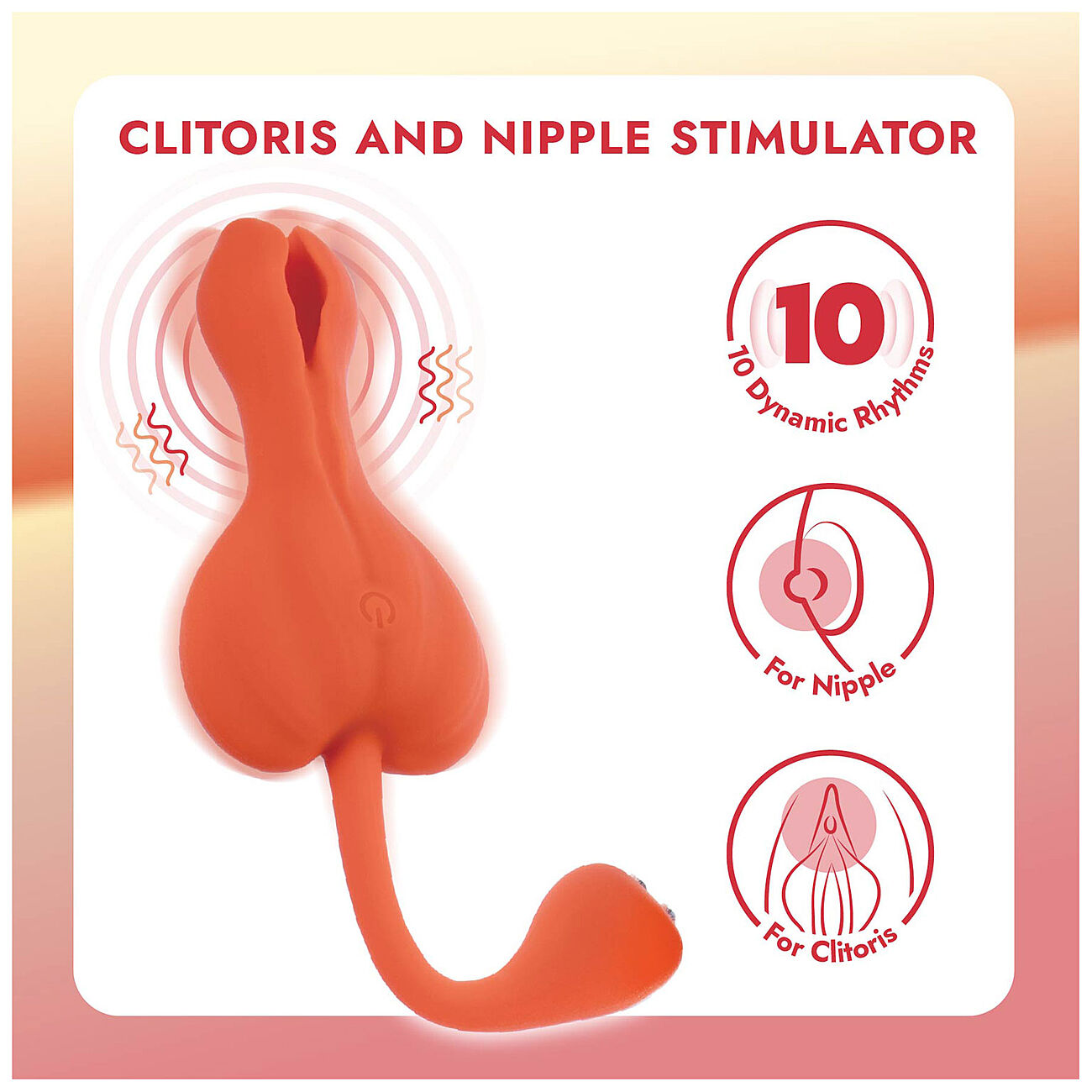 Nanma Stamen Caress - Klitoris- ja n�nnistimulaattori