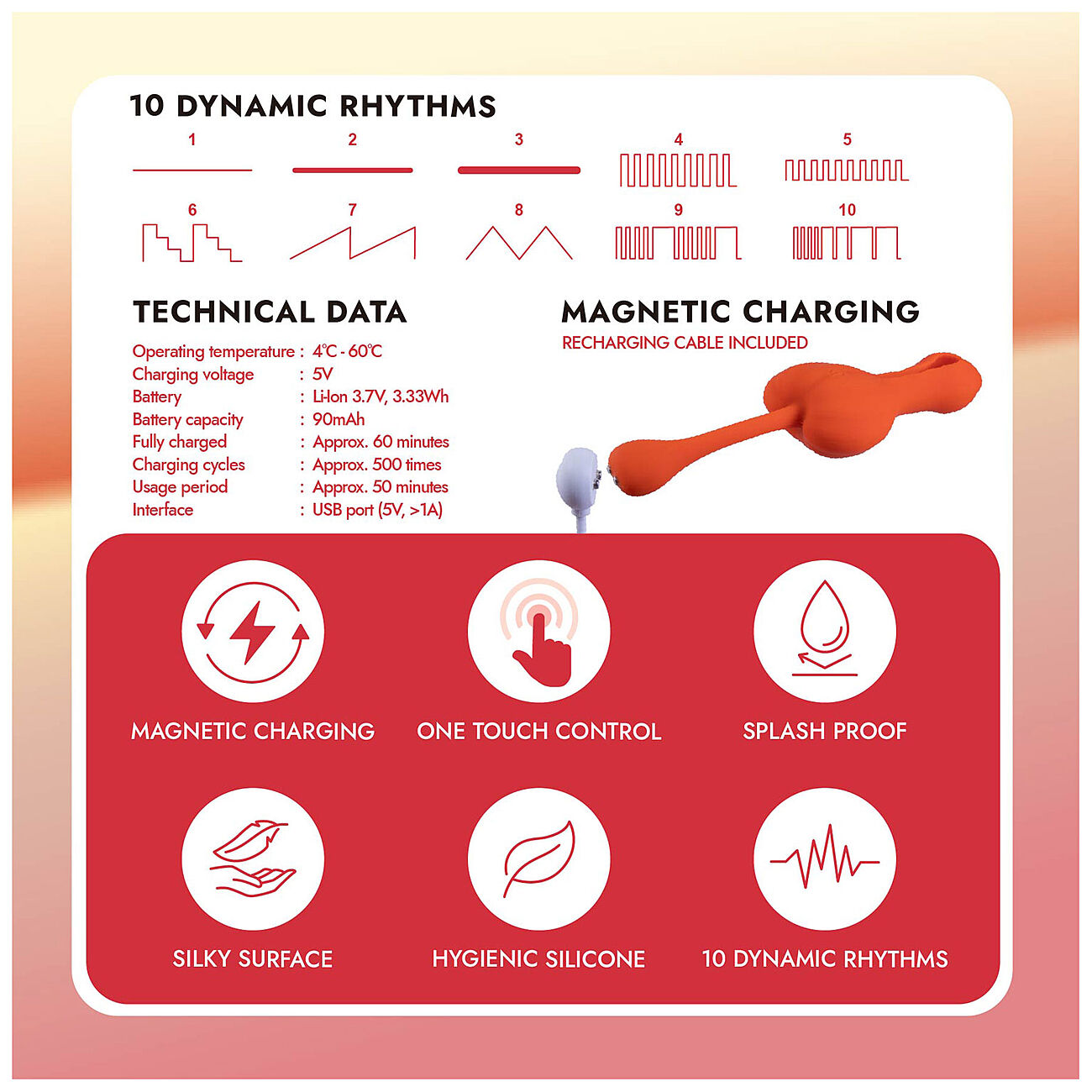 Nanma Stamen Caress - Klitoris- ja n�nnistimulaattori