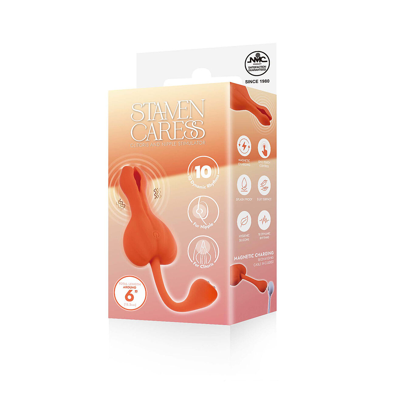 Nanma Stamen Caress - Klitoris- ja n�nnistimulaattori