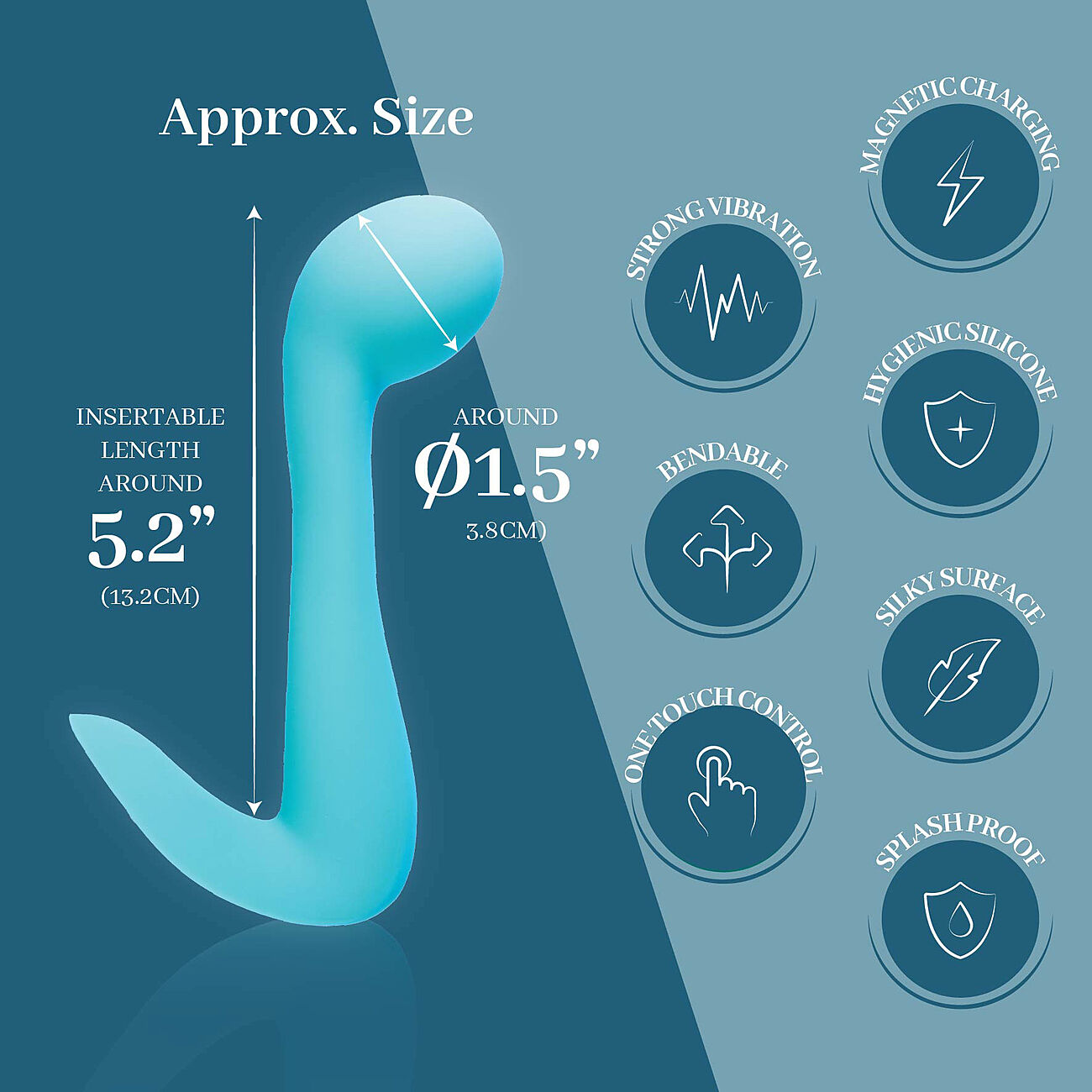 Seductive - Taivuteltava G-piste stimulaattori