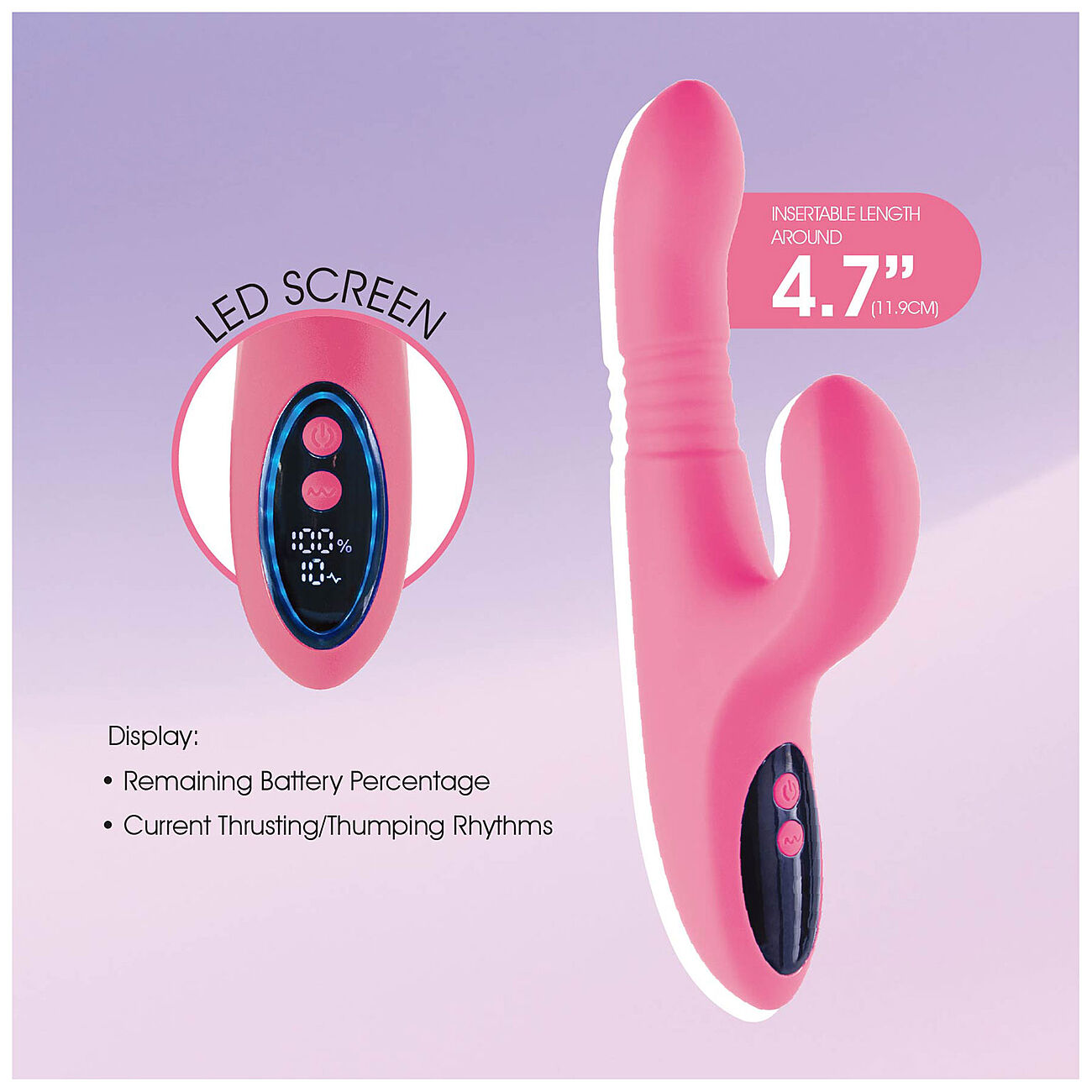 Nanma Twice the Joy - Vibraattori klitoriskiihottimella