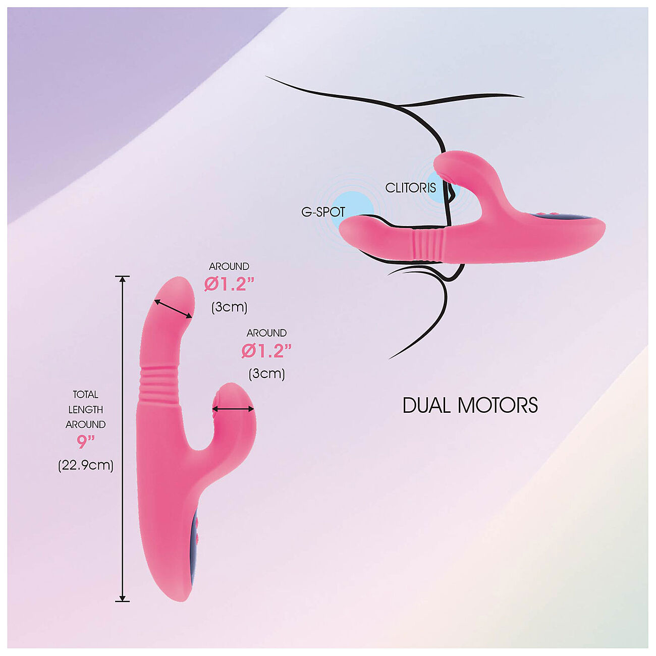 Nanma Twice the Joy - Vibraattori klitoriskiihottimella