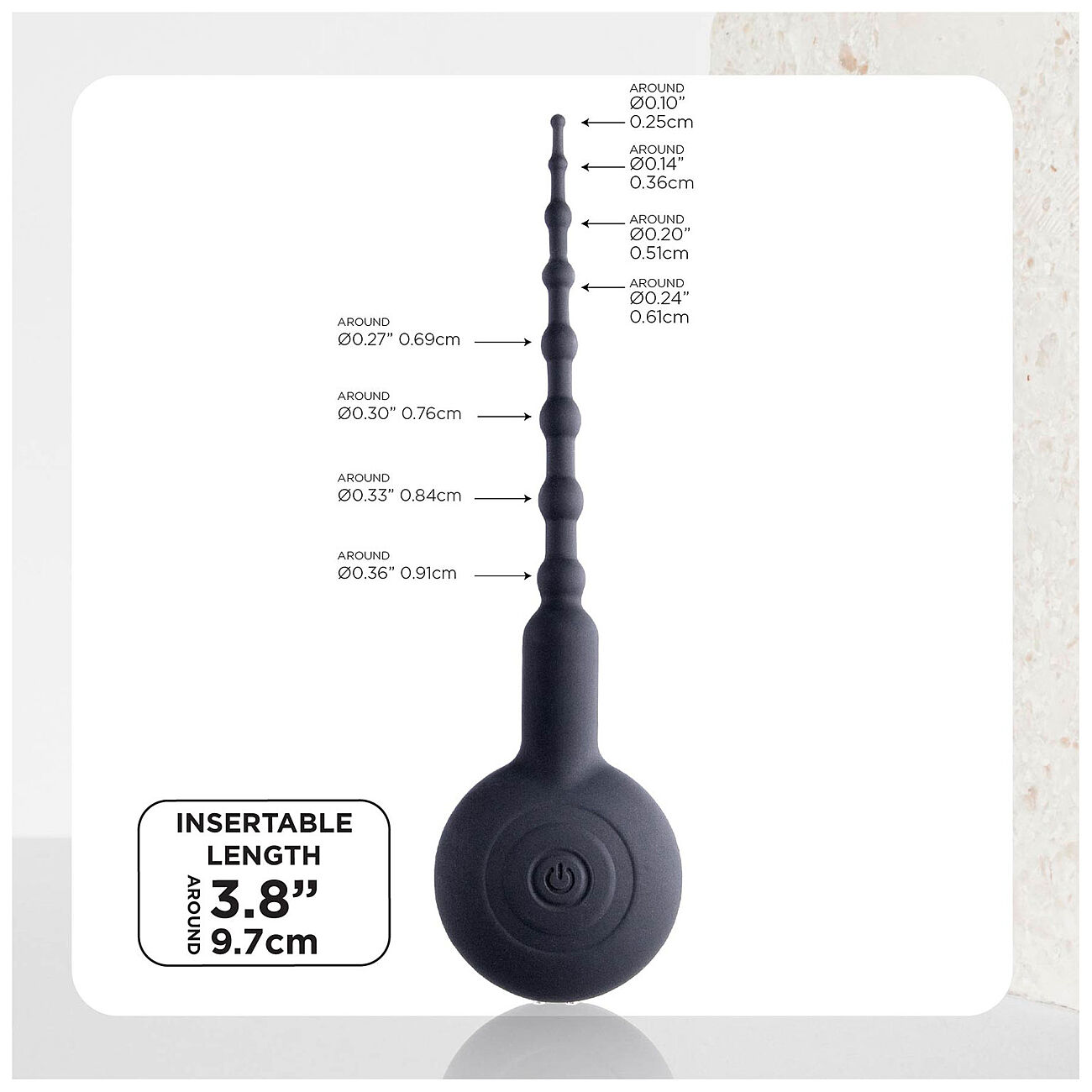 Nanma KNOT-KNOT - Ladattava silikonisondi