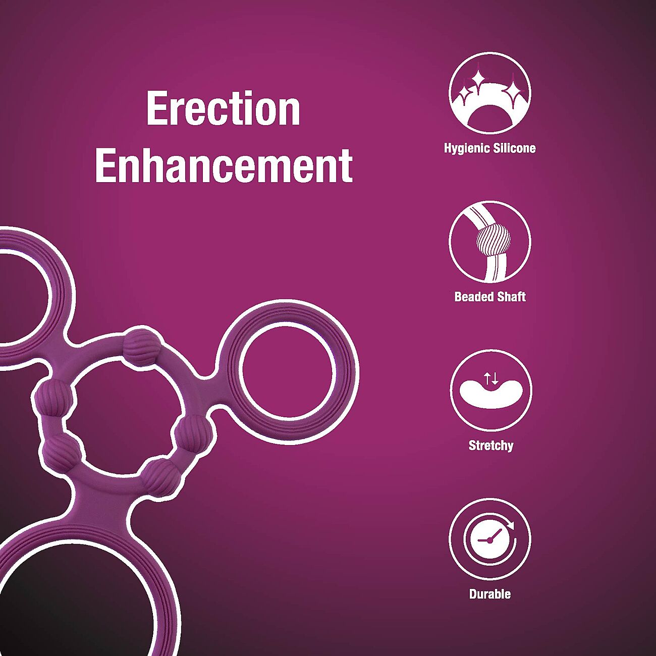 Enduring - Peniskivesrengas, punainen