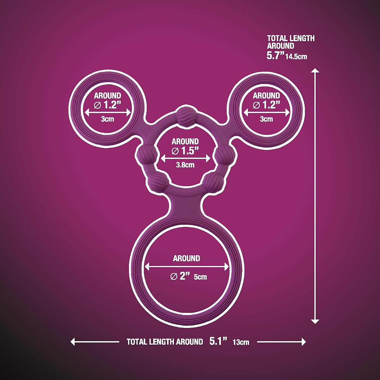 Enduring - Peniskivesrengas, punainen