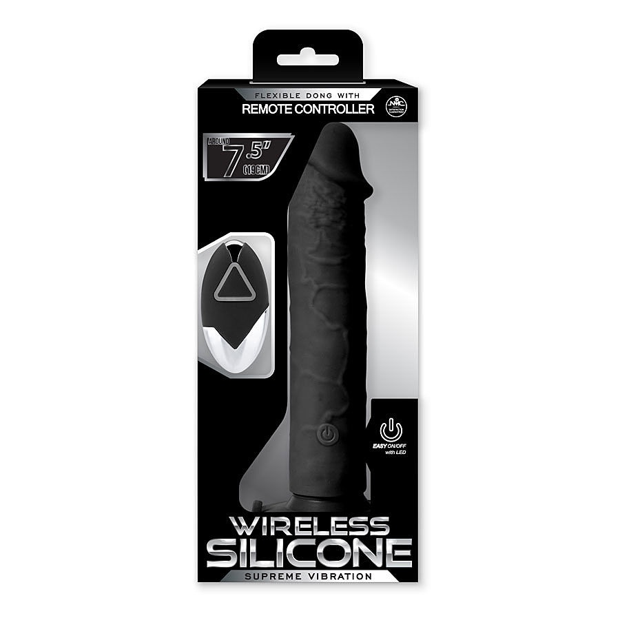 Wireless Silicone Vibrator 7.5