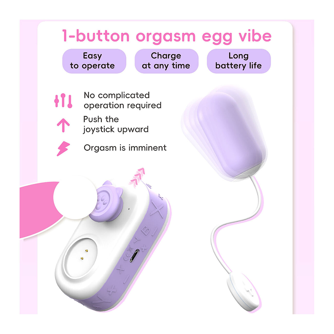 KOVIDA Game G - Kuulavibraattori joystickilla