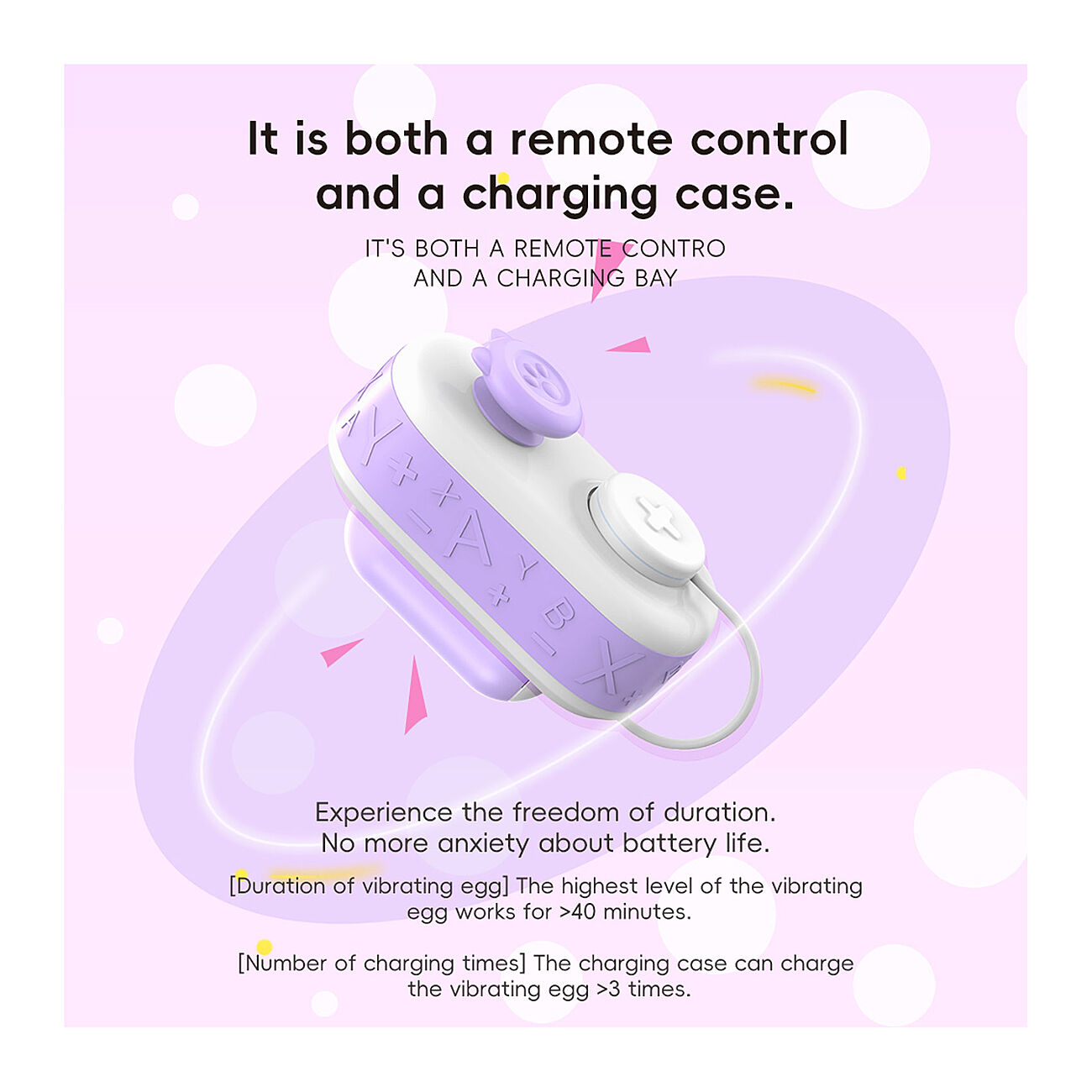 KOVIDA Game G - Kuulavibraattori joystickilla