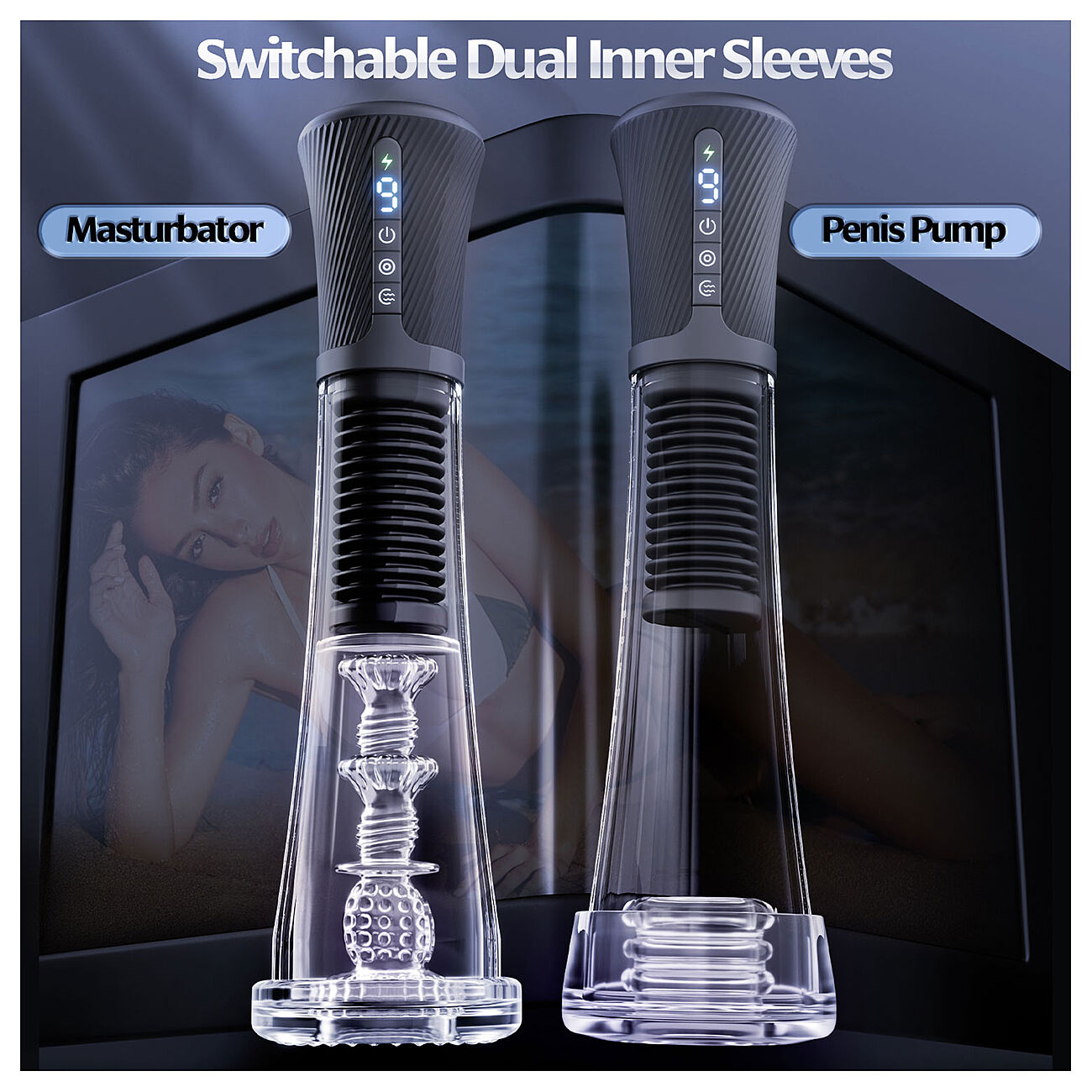 SOHIMI Lach - Masturbaattori/penispumppu v�rin�ill�