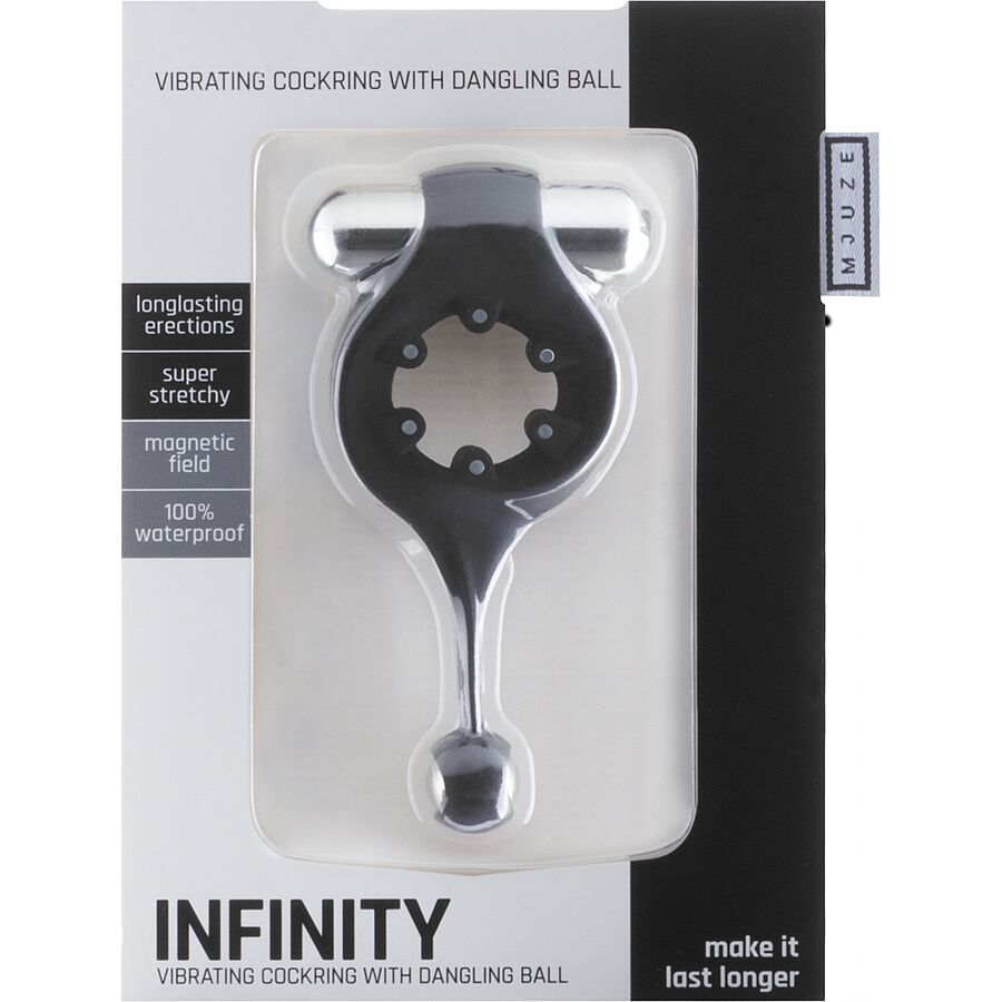 Vibrating Cockring With Dangling Ball