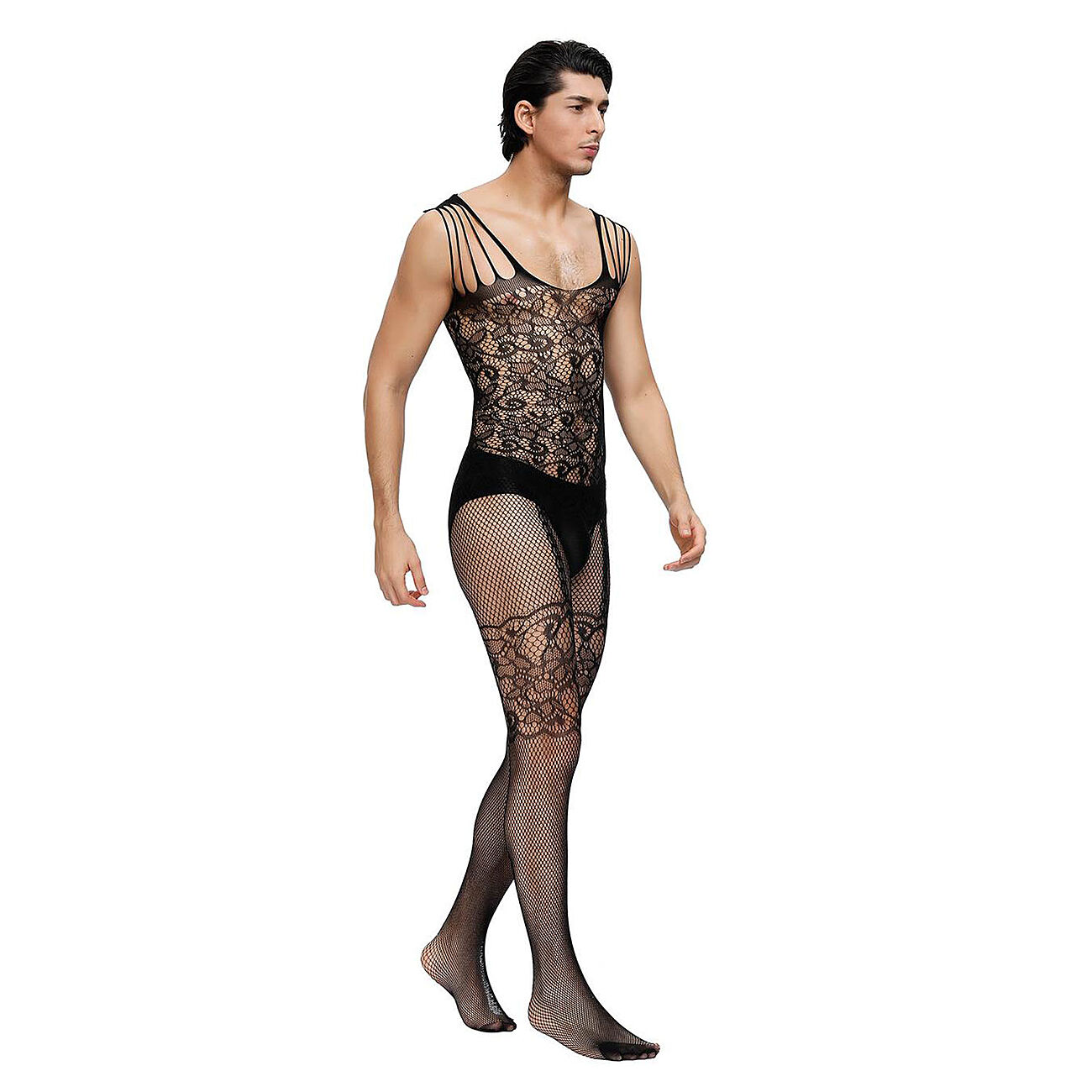 Ohyeah - Miesten pitsikuvioitu verkkoasu