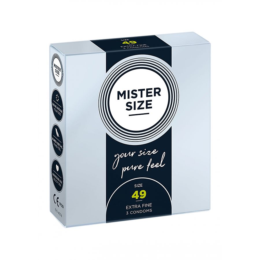 Mister Size Extra Fine - Kondomi, 3 kpl