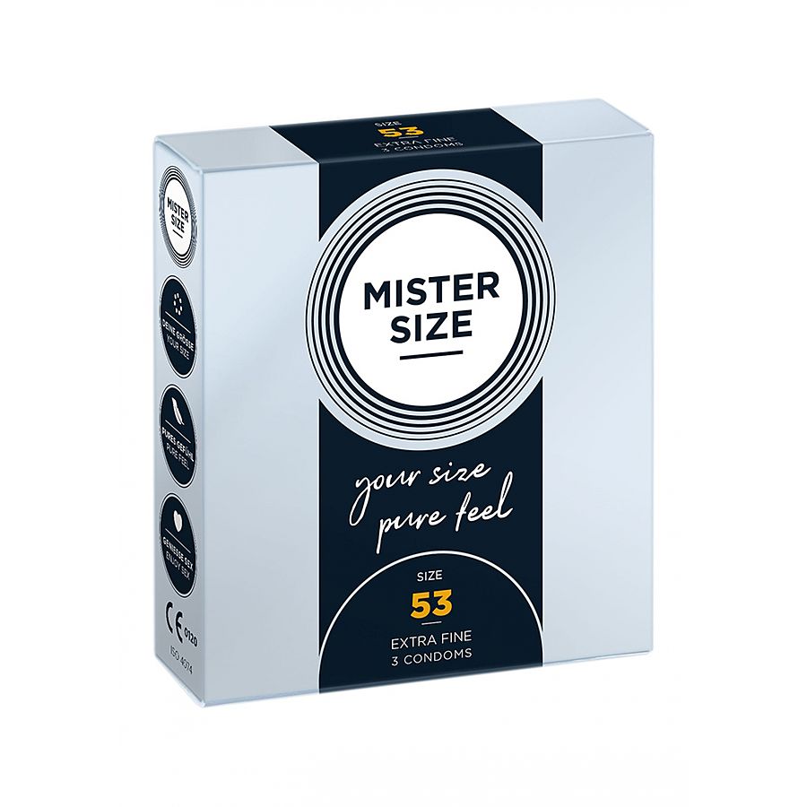 Mister Size Extra Fine - Kondomi, 3 kpl