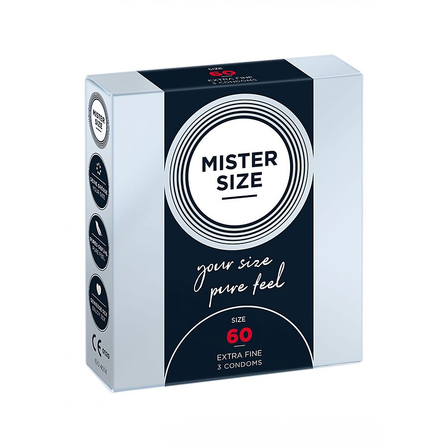 Mister Size Extra Fine - Kondomi, 3 kpl