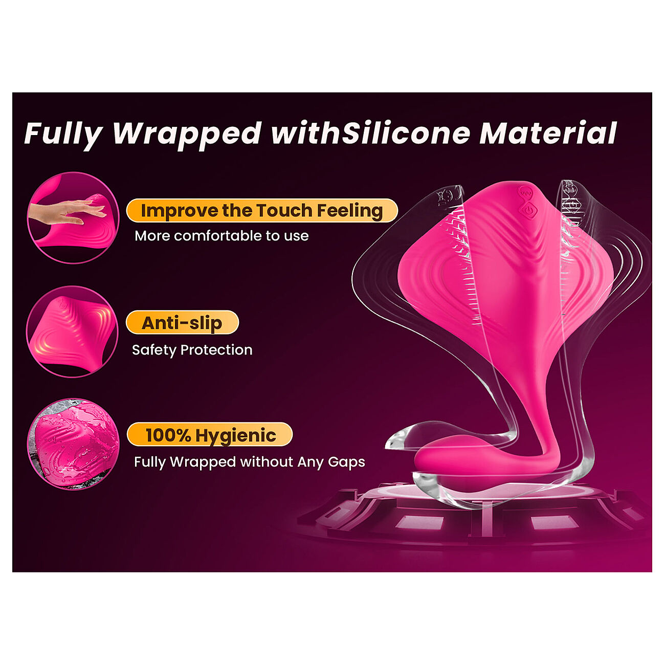 SOHIMI Manta - Vrisev silikonialusta anaalikiihottimella