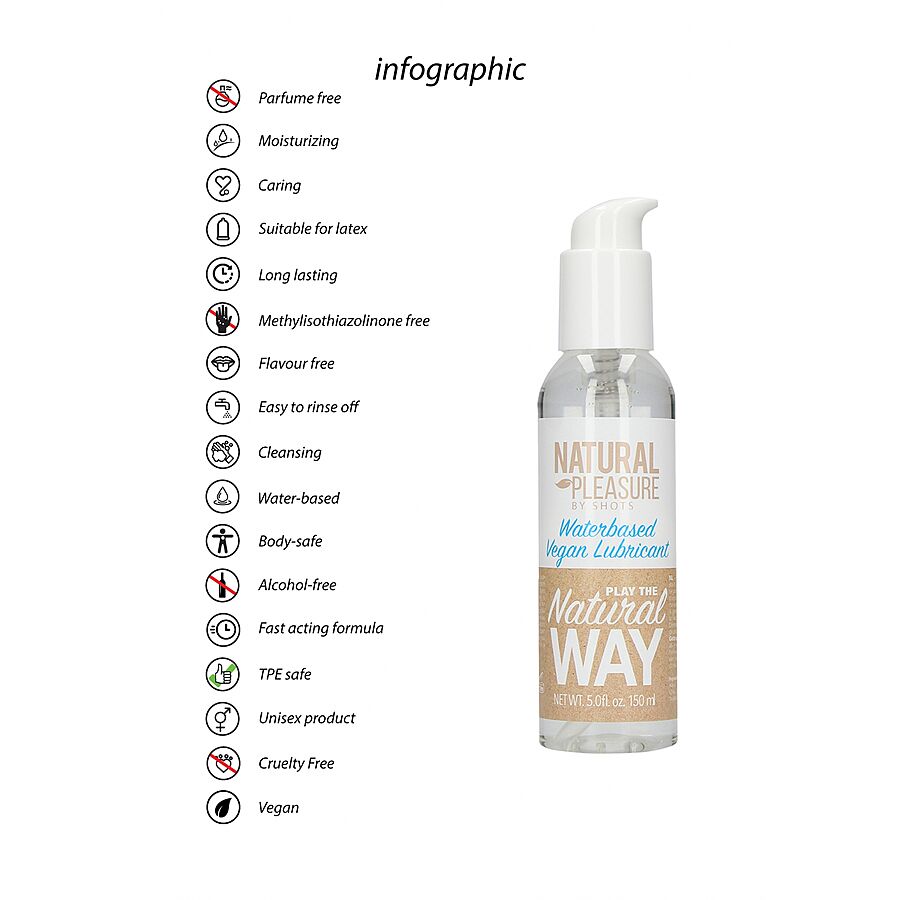 Natural Pleasure - Vegaaninen liukuvoide, 120 ml