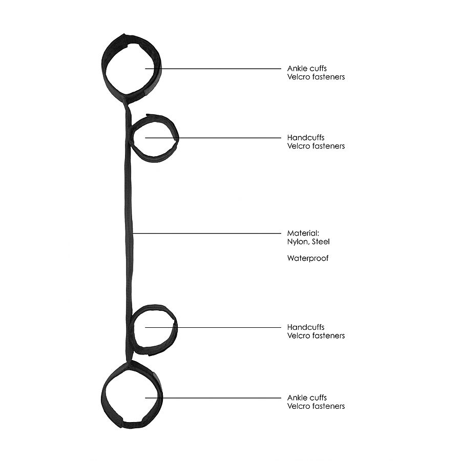 Ouch - Levitystanko ksi- ja nilkkakahleilla