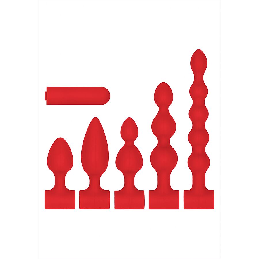 Ouch - Silicone USB-Rechargeable Anal Set